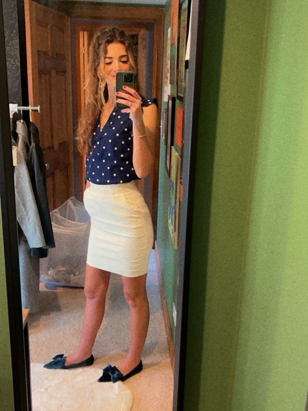 White Pencil Skirt